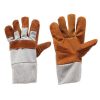 1 Pair New Pro Safe Welding Work Soft Cowhide Leather Gloves For Protecting Hand