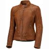 brown queen leather jackets for women